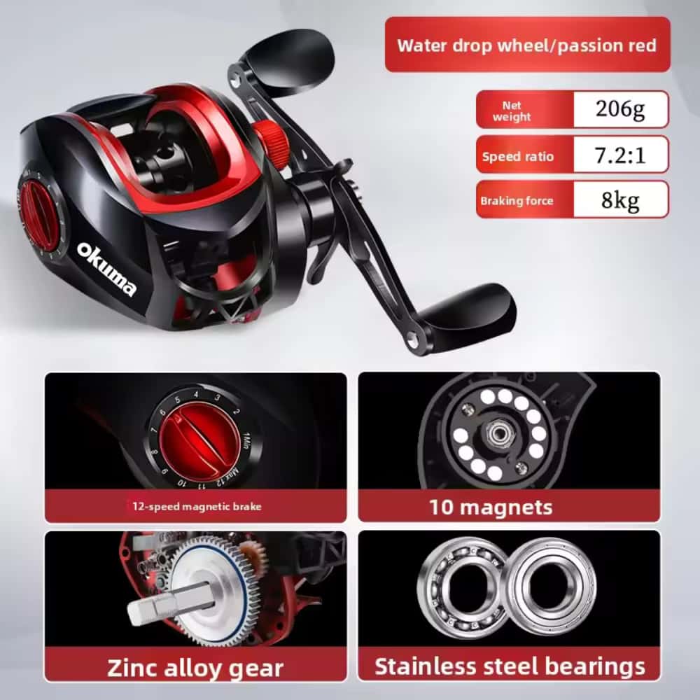 Okuma Baitcasting Fishing Reel - Abu Garcia Reel Max ulasan dan harga