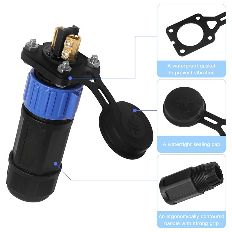Marine Boat DC Power Connector - Fishing Boat Trolling Motor ulasan dan harga