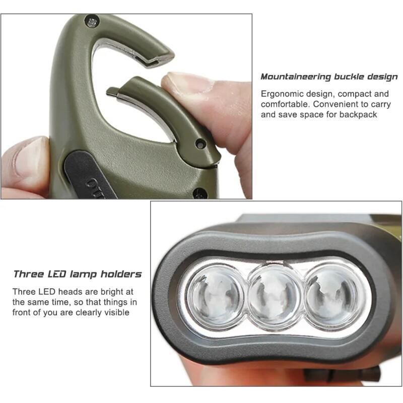 Hand Crank Solar Powered Recha - Fishing Boat Navigation Light ulasan dan harga